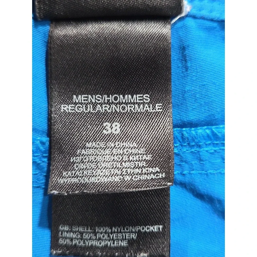 The North Face Mens Swim Surf Board Shorts Trunks Bright Blue Unlined Sz 38